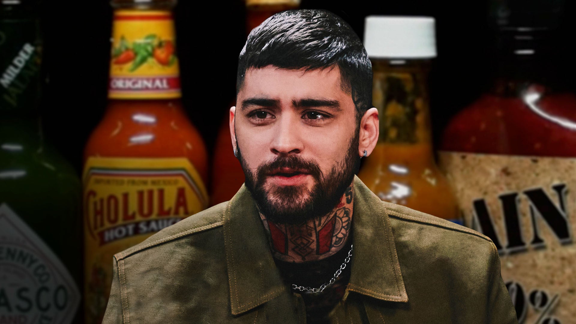 Zayn Malik Lets the Tears Flow While Eating Spicy Wings